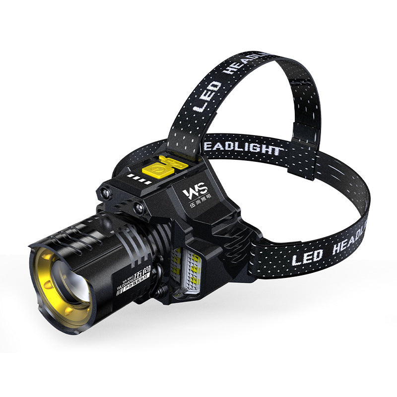 USB Charging Emergency Smart Headset Outdoor Lighting Lamp