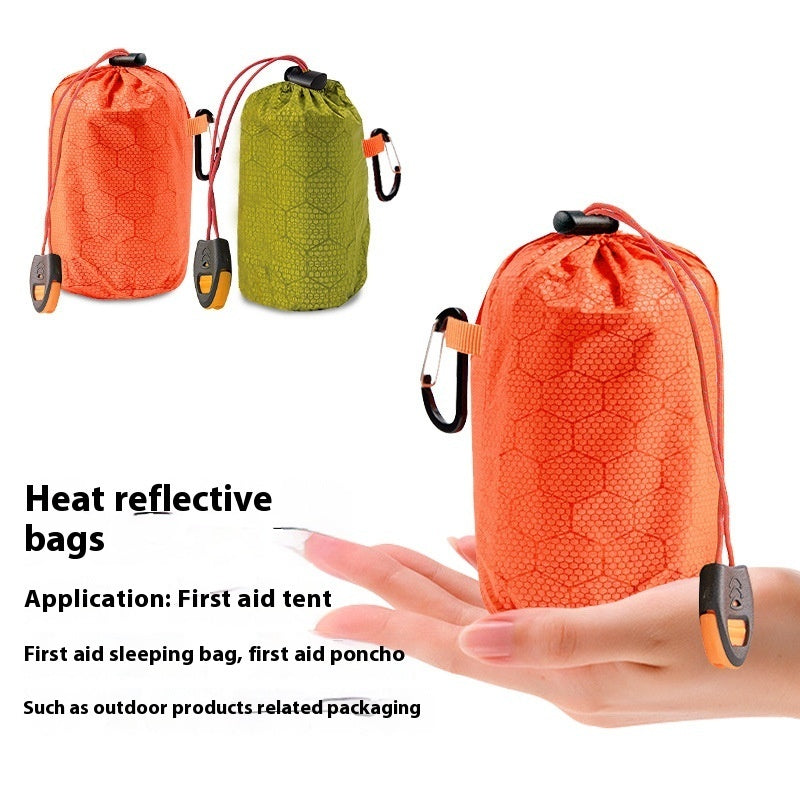 Outdoor Emergency Waterproof Drawstring Emergency Tent Nylon Drawstring Storage Bag