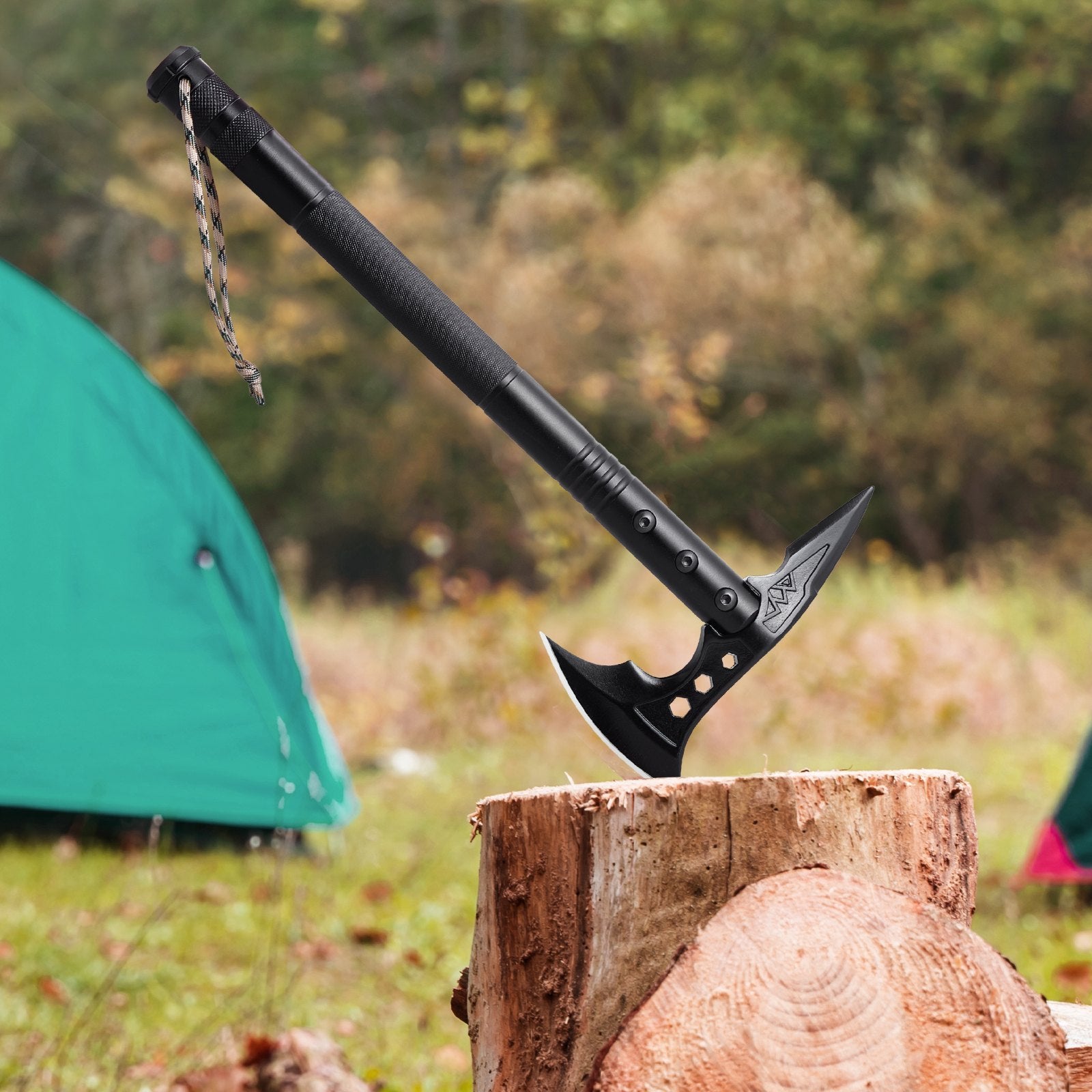 Survival Shovel Survival Axe 28-in-1 Camping Folding Shovels With Hatchet