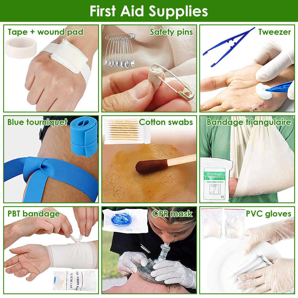 47Pcs Emergency Survival Kit Survival EDC Gear Equipment Tool First Aid Supplies Kit