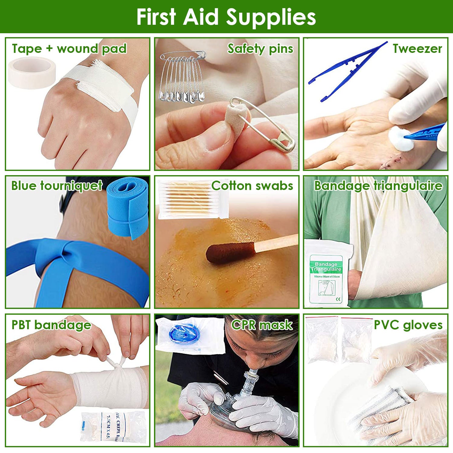 47Pcs Emergency Survival Kit Survival EDC Gear Equipment Tool First Aid Supplies Kit