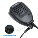 BaoFeng Walkie Talkie BF-780 2 Pin PTT Speaker Mic for Quansheng UV-K5 K6 Baofeng UV-5R BF-888S UV-5RH 21 17 PRO HAM Radio