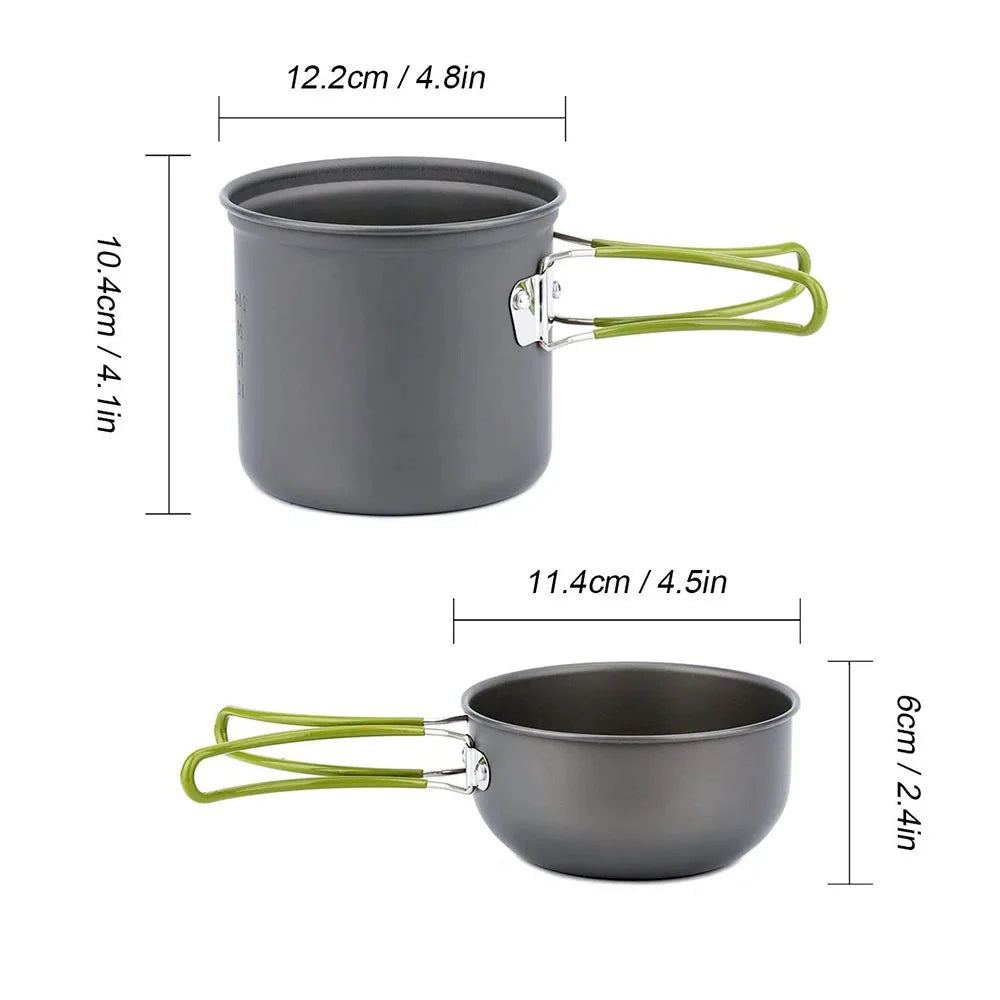 Aluminum Camping Cookware – Pot & Set Options