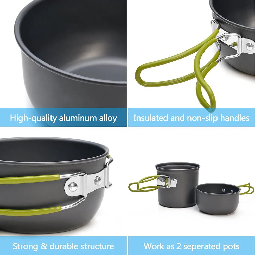 Aluminum Camping Cookware – Pot & Set Options