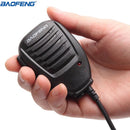 BaoFeng Walkie Talkie BF-780 2 Pin PTT Speaker Mic for Quansheng UV-K5 K6 Baofeng UV-5R BF-888S UV-5RH 21 17 PRO HAM Radio