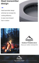 Outdoor Camping Pot 1.3L 2.3L Cookware Outdoor Cooking Kettle Set Heat Cooker Travel Tableware Tourist Kitchen Utensil Equipment