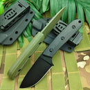 Multipurpose Utility Camping Fishing Essential Straight Knife with K Sheath Ergonomic Design Portable Cutting EDC Outdoor Knives