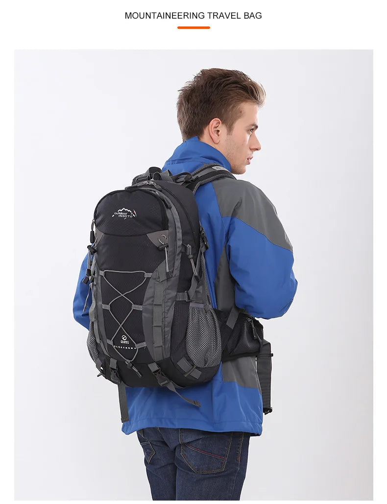 Robuster 40-Liter Trekkingrucksack – Ideal für Bergsteigen, Wandern und Camping – Herren-Taktikrucksack