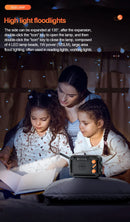 5000mAh Emergency Solar Power Bank Radio USB Charging Hand Crank Radio FM AM WB NOAA Weather Radio with LED Flashlight Powerbank