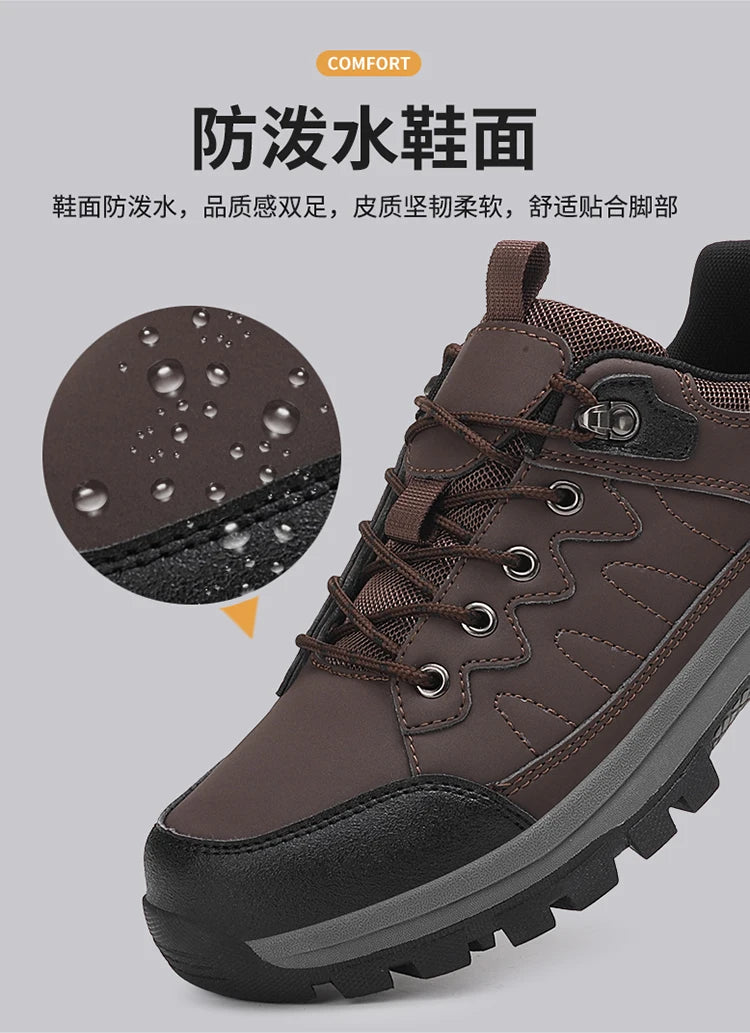 High Quality Hiking Shoes Men's Ankle Boots Durable Non-slip Climbing Shoes Outdoor Tourism Trekking Sneakers for Men Trail Shoe