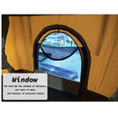 Camping ABS 2-4 Person Outdoor Hiking Rooftop Tent Roof Top Car Tent Triangle Hard Shell Top Roof Tent