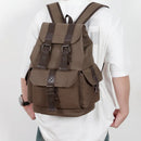 Hiking Backpack, Canvas Backpack, Unisex Backpack, Casual School Travel Bag, Large Capacity School Bag