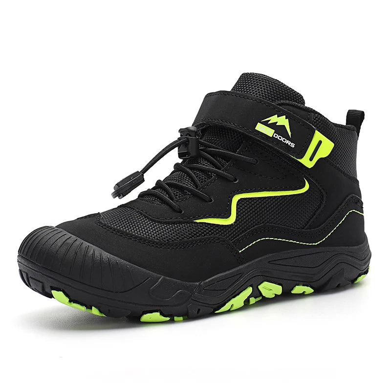 Kids Hiking Boots Toddler Girls Boys Hiking Shoes  Anti-Collision Non-Slip Athletic Outdoor Trekking Boots