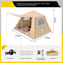 Inflatable Camping Tent  2-3 Person Family Tent Waterproof Sunshade Rainproof Portable Foldable for Park Beach Travel Equipment
