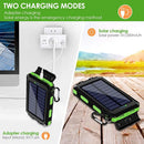 New Solar Power Bank 100000mAh Portable Charging Poverbank External Battery Charger Strong Light LDE Light for All Smartphones