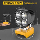 Camp Lighting 40W 6000LM Portable LED for 20V Battery Cordless Camping and Emergency Backup Bulb Work Light Rechargeable lamp
