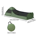 Lightweight Camping Tent Portable Lightweight Pop-up Tent with Phone Holder Breathable Net for Outdoor Camping Hiking Single