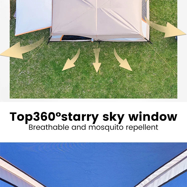 Sonuto Large Family Cabin Tent | Three-Season Camping