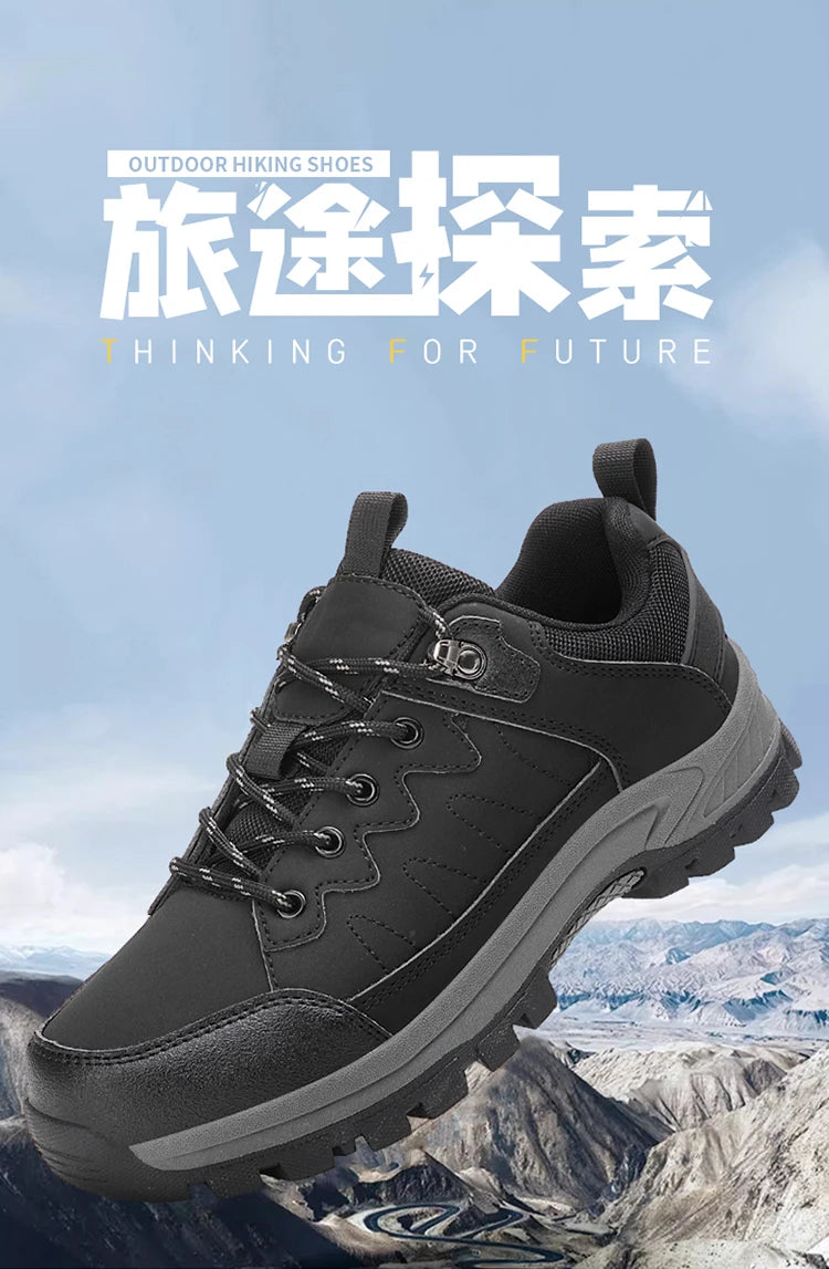 High Quality Hiking Shoes Men's Ankle Boots Durable Non-slip Climbing Shoes Outdoor Tourism Trekking Sneakers for Men Trail Shoe