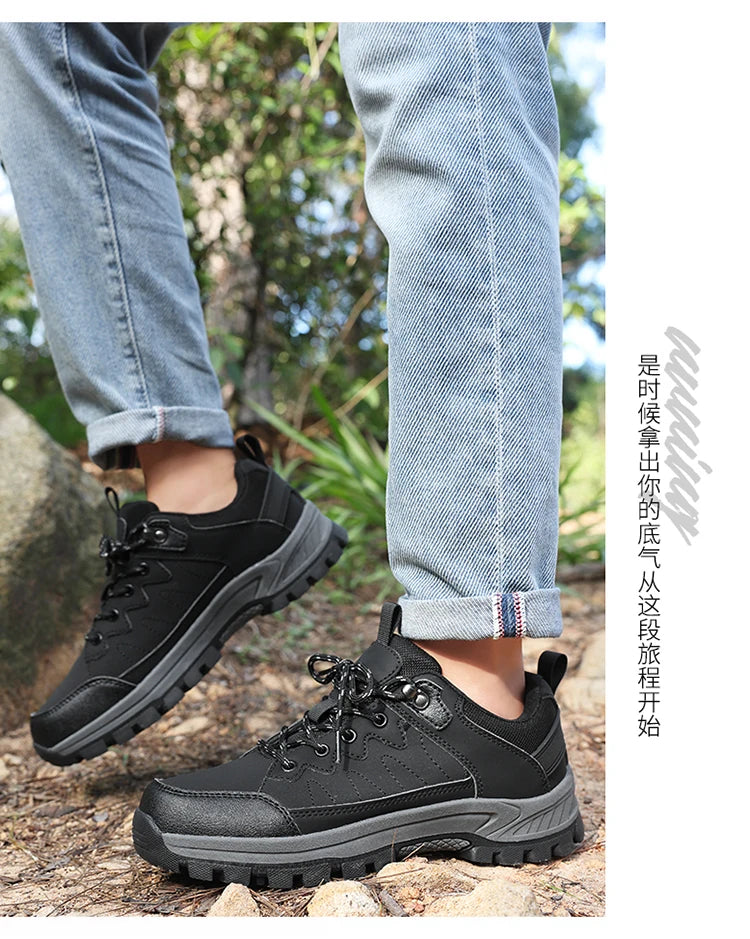 High Quality Hiking Shoes Men's Ankle Boots Durable Non-slip Climbing Shoes Outdoor Tourism Trekking Sneakers for Men Trail Shoe