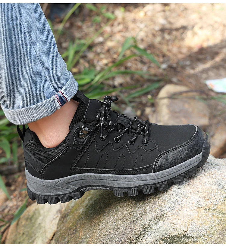 High Quality Hiking Shoes Men's Ankle Boots Durable Non-slip Climbing Shoes Outdoor Tourism Trekking Sneakers for Men Trail Shoe