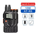 Baofeng AT-K6 Portable Ham Radio Full Band UHF Walkie Talkie with Air Band Scanning Long Range Two-Way Communication