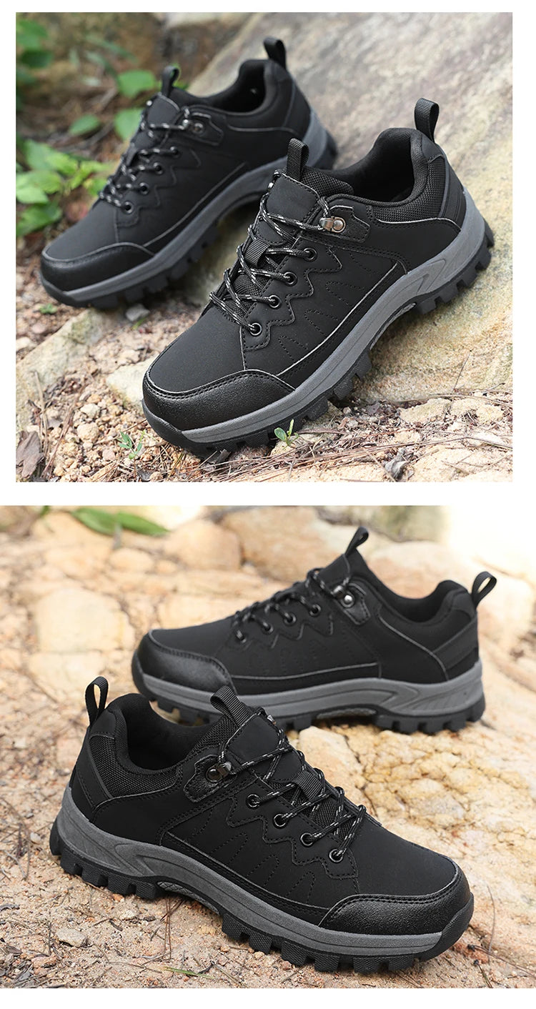 High Quality Hiking Shoes Men's Ankle Boots Durable Non-slip Climbing Shoes Outdoor Tourism Trekking Sneakers for Men Trail Shoe