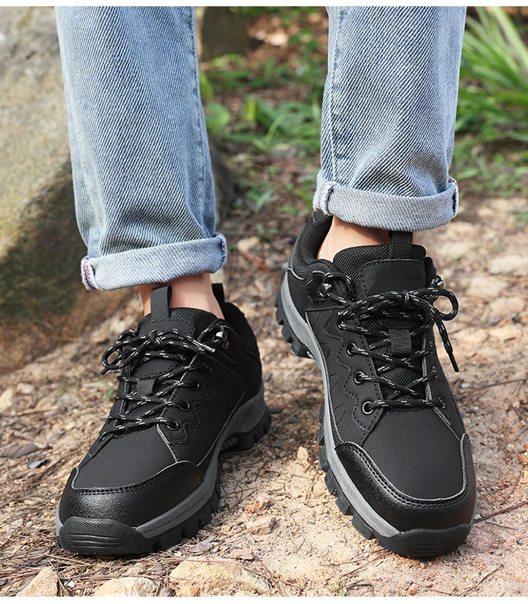 High Quality Hiking Shoes Men's Ankle Boots Durable Non-slip Climbing Shoes Outdoor Tourism Trekking Sneakers for Men Trail Shoe