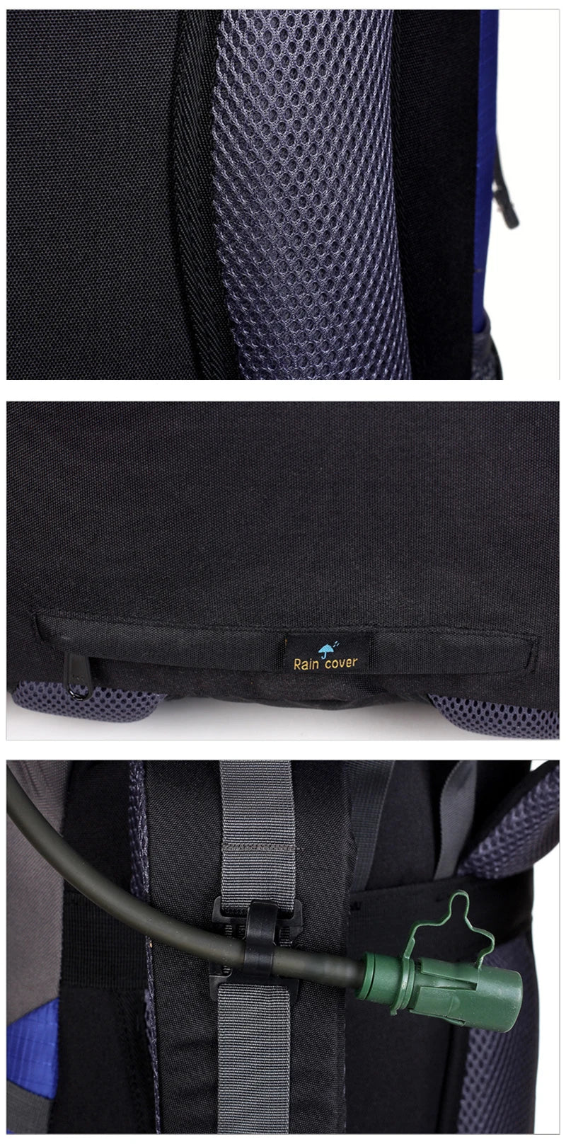 50L Nylon Hiking & Camping Backpack