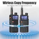 BAOFENG 5RM 10W Ham Radio Long Range UV5RM Handheld Two Way Radio NOAA Weather Receiver Rechargeable FM Radio Professional USB-C