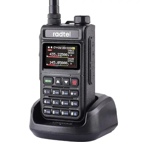 Radtel RT-890 NOAA Weather Channel 6 Band Ham  Amateur 2 Way Radio 999CH Walkie Talkie AM Air Aviation Band Color Scanner Marine