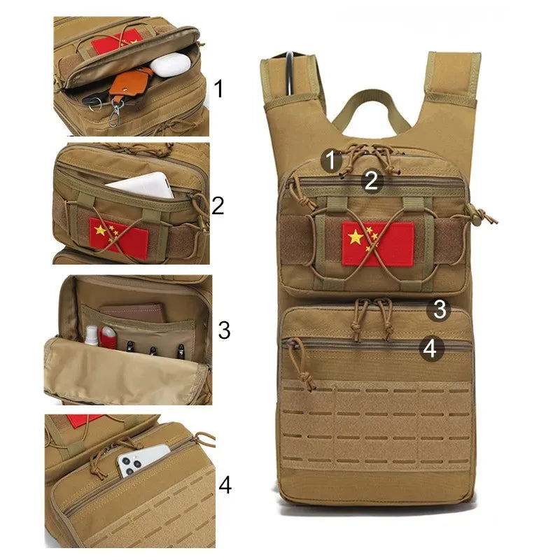 Trinkrucksack für Wanderungen Trinkrucksack geeignet zum Radfahren, Wandern, Laufen, Klettern, Jagen, Radfahren