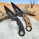 CUT Camping Wandern Angeln Unverzichtbares Outdoor-Abenteuer Tragbares gerades Messer Langlebiger ergonomischer Griff Dschungel-Überlebensmesser