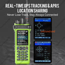 Green 10W Ham Radio RT-950 Pro, GPS APRS & SSB, Bluetooth Programming for Walkie Talkie
