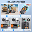 2026 NEW Solar Power Bank 80000mAh 22.5W Magnetic Wireless Powerbank Hand Crank with Cable Portable Charger for Outdoor Camping