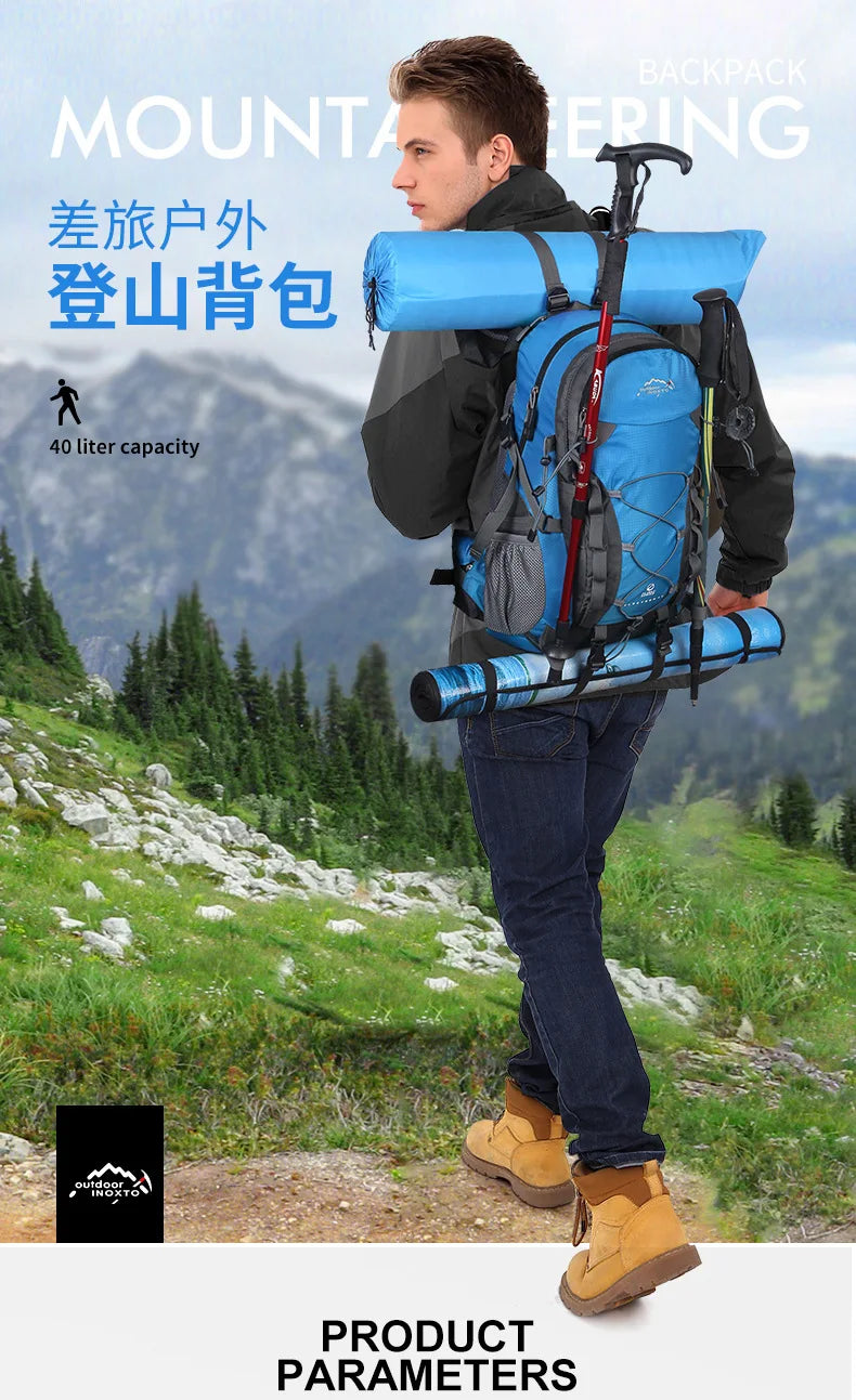 Robuster 40-Liter Trekkingrucksack – Ideal für Bergsteigen, Wandern und Camping – Herren-Taktikrucksack