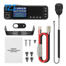 TZT HamGeek 6699-CB Radio 1-30MHz/21-30MHz Mobile Radio Supporting FM/AM/CW/SSB Modes with Microphone