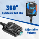 BaoFeng Walkie Talkie BF-780 2 Pin PTT Speaker Mic for Quansheng UV-K5 K6 Baofeng UV-5R BF-888S UV-5RH 21 17 PRO HAM Radio