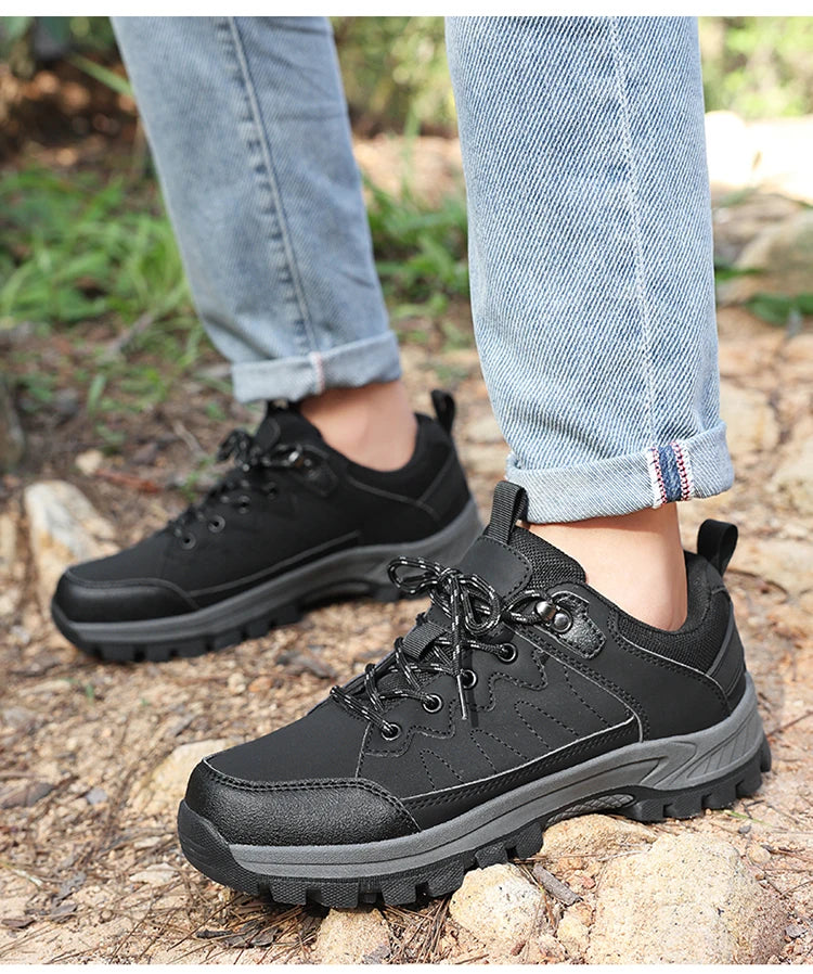 High Quality Hiking Shoes Men's Ankle Boots Durable Non-slip Climbing Shoes Outdoor Tourism Trekking Sneakers for Men Trail Shoe