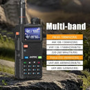 BAOFENG 5RM 10W Ham Radio Long Range UV5RM Handheld Two Way Radio NOAA Weather Receiver Rechargeable FM Radio Professional USB-C