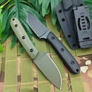 Multipurpose Utility Camping Fishing Essential Straight Knife with K Sheath Ergonomic Design Portable Cutting EDC Outdoor Knives
