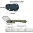 Multipurpose Utility Camping Fishing Essential Straight Knife with K Sheath Ergonomic Design Portable Cutting EDC Outdoor Knives