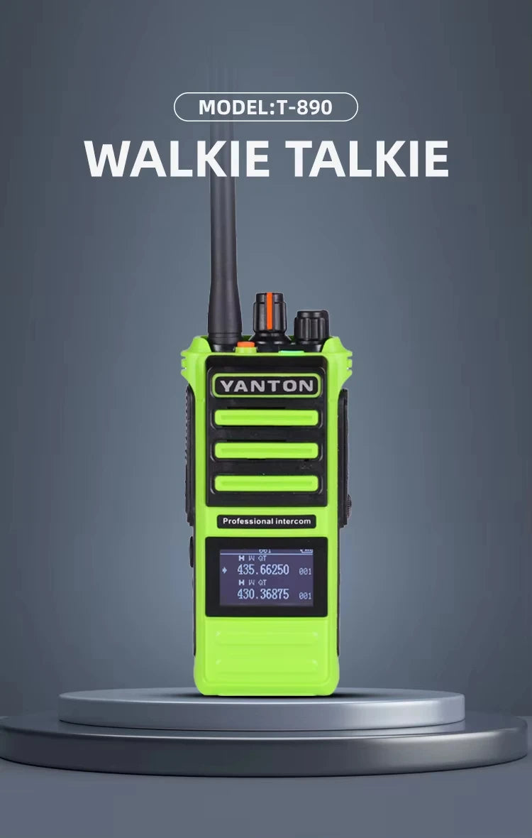 10W Ham Radio Uhf 400-480Mhz Long Range Walkie Talkies Ip67 Waterproof Wireless Set Marine For Camping Baofeng Uv 9R Pro V2