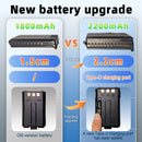 Baofeng UV-5R USB Lange Afstand Dual Band Ham Amateur Met Vhf Uhf Fm CB 128CH 2200mAh portable Handheld long range Two Way Radio
