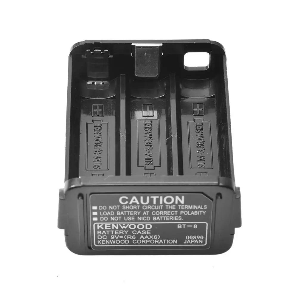 BT-8 AAX6 Battery Storage Case For Kenwood Radio TH-28 TH-48 TH-78HT Battery Storage Container Box Holder Accessories