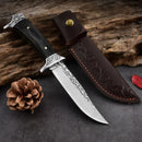 Outdoor Camping Survivalmesser 7cr13mov Klinge Holzgriffe Selbstverteidigung Wildnis Taktik Gerade Messer Militärmesser