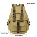 Hiking Backpack, Canvas Backpack, Unisex Backpack, Casual School Travel Bag, Large Capacity School Bag