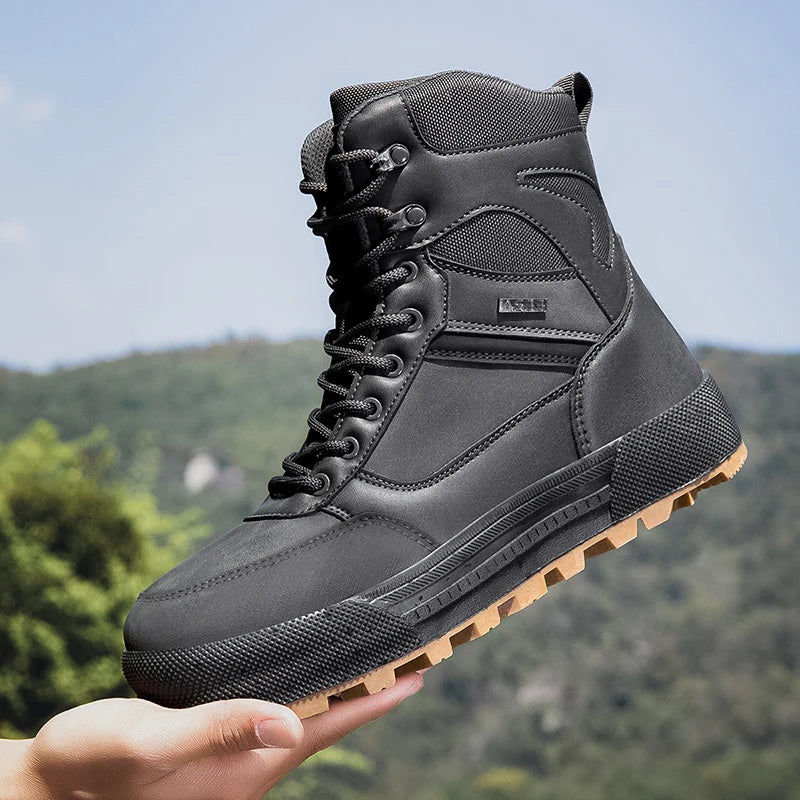 Men’s Lace-Up Outdoor Ankle Boots.” Remove “Waterproof