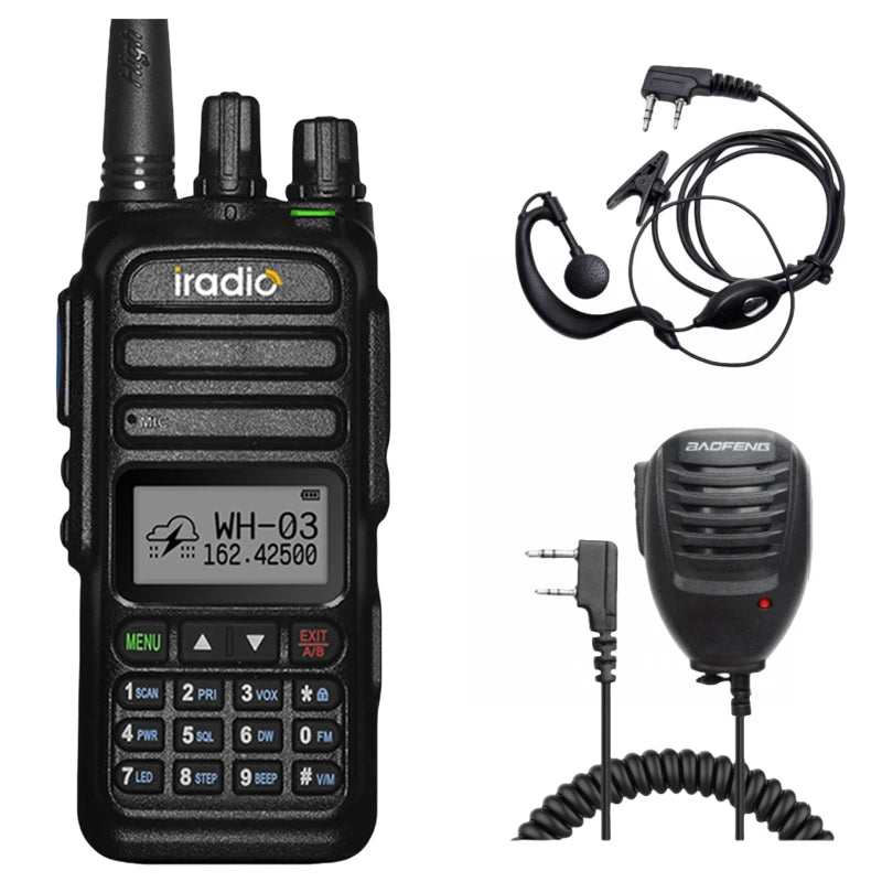 Full Band 136-520Mhz Handheld Ham Radio With AM/FCC/NOAA Functions For baofeng uv 5r quansheng dmr walkie  talkie