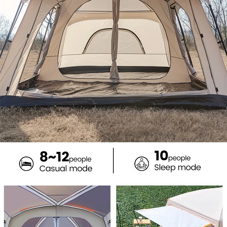 Sonuto Large Family Cabin Tent | Three-Season Camping